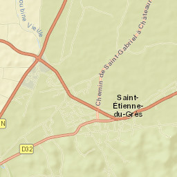 Saint-Étienne-du-Grès Street Map
