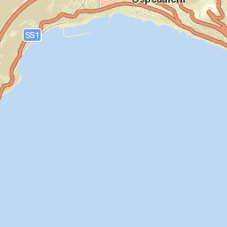 Ospedaletti Street Map