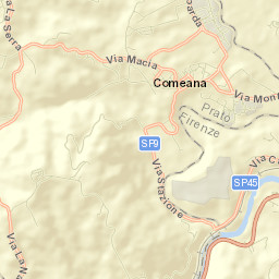 Comeana Street Map