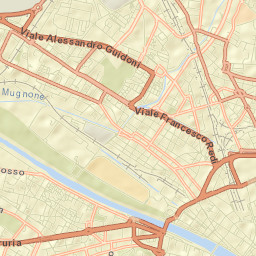 Florence, Firenze, Italy Street Map