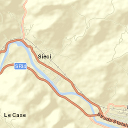 Sieci Street Map