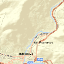 Pontassieve Street Map