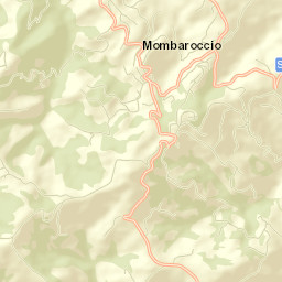 Mombaroccio Street Map