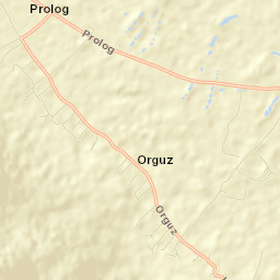 Orguz Street Map