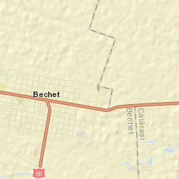 Oraş Bechet Street Map