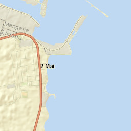 Mangalia Street Map
