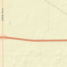 Interstate 90, Pukwana, SD 57370 Street Map
