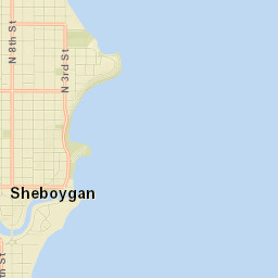 Sheboygan Street Map