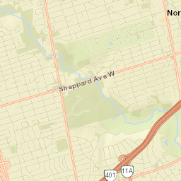 North York Street Map