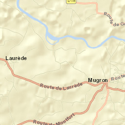 Mugron Street Map