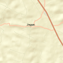 Jegun Street Map