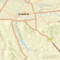 Graulhet Street Map