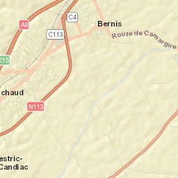 Bernis Street Map