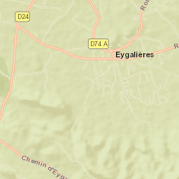Eygalières Street Map