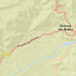 Gréoux-les-Bains Street Map