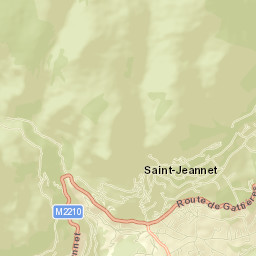 Saint-Jeannet Street Map