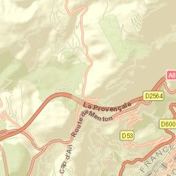 La Turbie Street Map