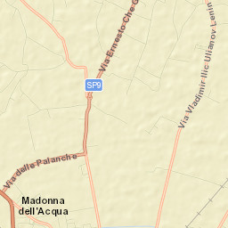 Madonna dell'Acqua Street Map