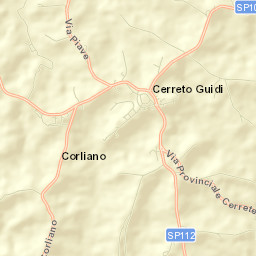 Cerreto Guidi Street Map