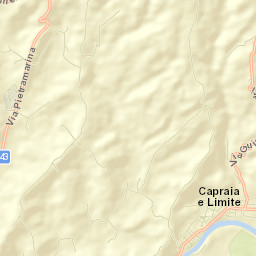 Capraia e Limite Street Map