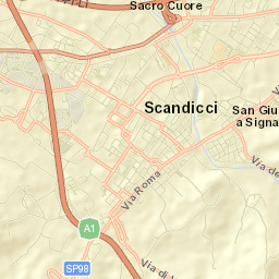 Scandicci Street Map