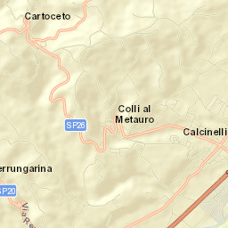 Calcinelli Street Map