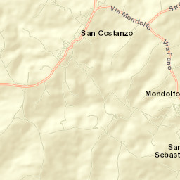 San Costanzo Street Map
