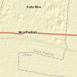 Comuna Gura Padinii Street Map