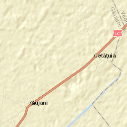 Comuna Găujani Street Map