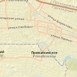 Primalkinskoye Street Map