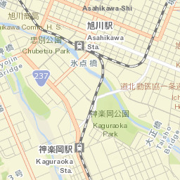 Asahikawa Street Map