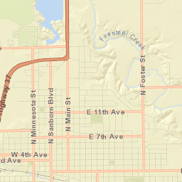 201-299 N Rowley St Mitchell SD Street Map