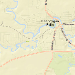 Sheboygan Falls Street Map