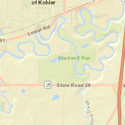 Kohler Street Map