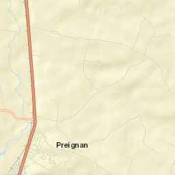 Preignan Street Map