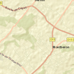 Montberon Street Map