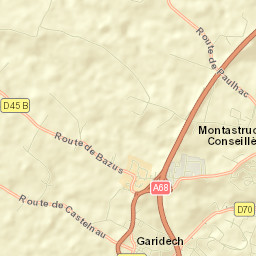 Garidech Street Map