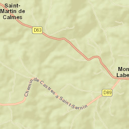 Montredon-Labessonnié Street Map