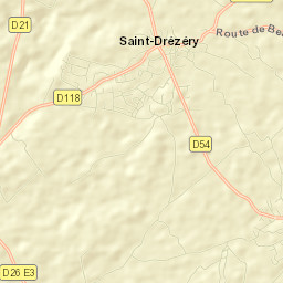 Saint-Drézéry Street Map
