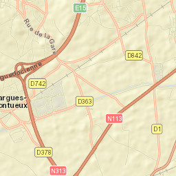 Aigues-Vives Street Map