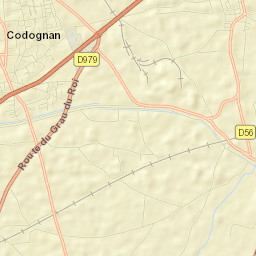 Codognan Street Map