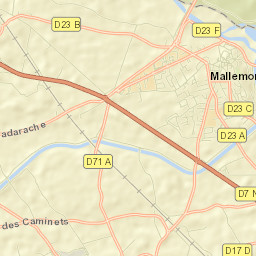 Mallemort Street Map