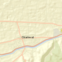 Charleval Street Map