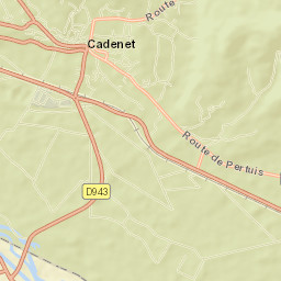 Cadenet Street Map