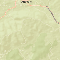 Ansouis Street Map