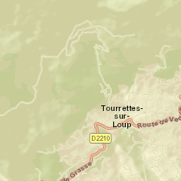 Tourrettes-sur-Loup Street Map
