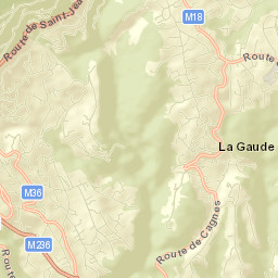 La Gaude Street Map