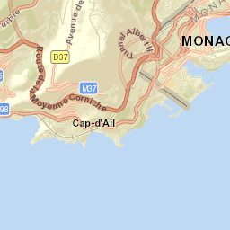 Cap-d’Ail Street Map