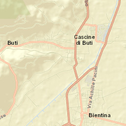 Cascine-La Croce Street Map