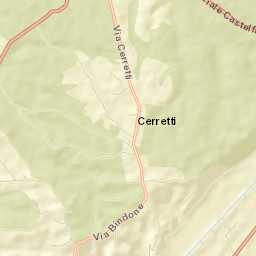 Santa Maria a Monte Street Map